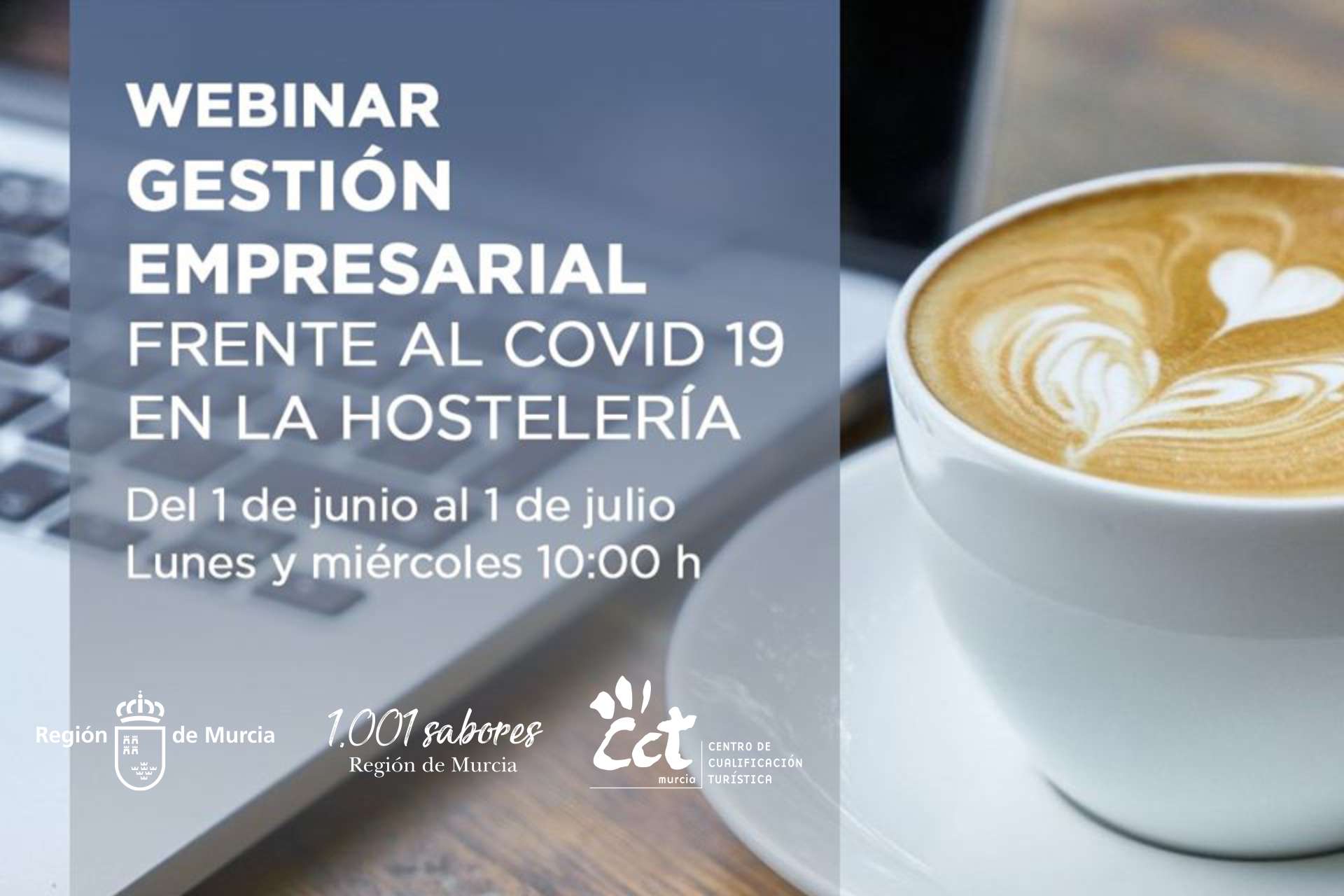 Webinars «Gestión empresarial frente al COVID9 en la hostelería” para CCT MURCIA